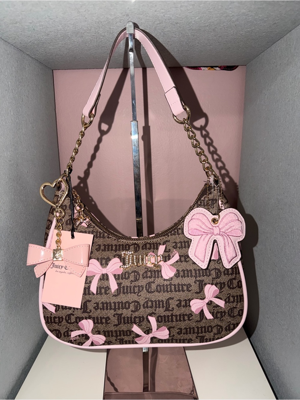 Juicy Couture Simply Sweet Coho NWT Dark Brown Pink